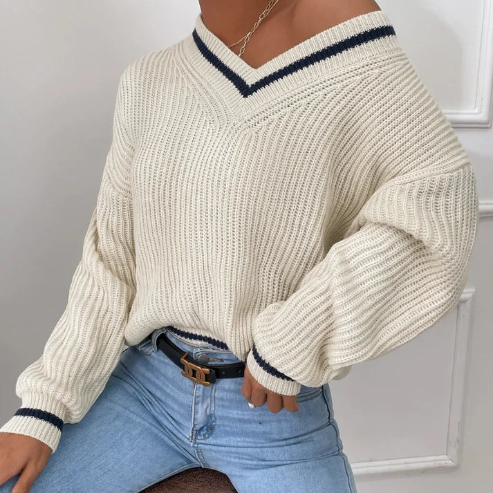 Pull Rayé Alice  - Doux et Confortable