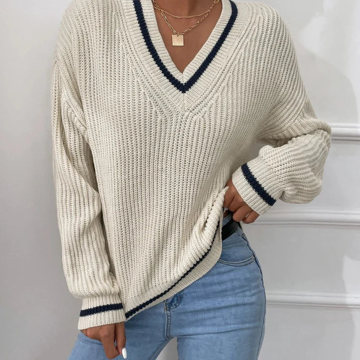 Pull Rayé Alice  - Doux et Confortable