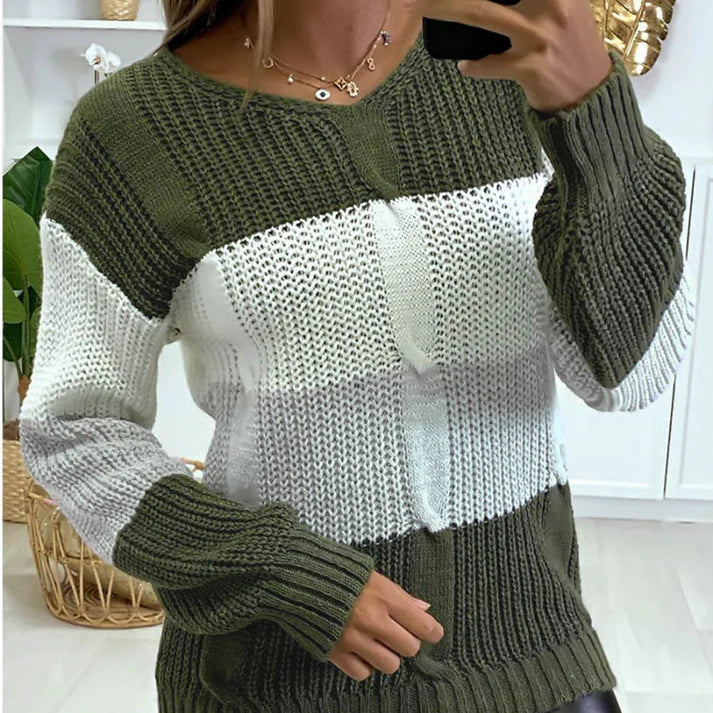 Pull Col V vivatelle Sorties Lunatique