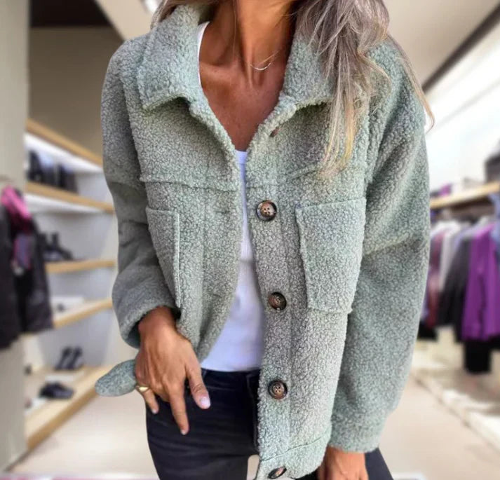 Clara｜Veste Luxueuse Courte et Chaude